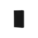 Variante Noir - Carnet personnalisable A6 en PU et papier FSC avec logo - Format poche