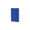 Variante Bleu - Carnet personnalisable A6 en PU et papier FSC avec logo - Format poche