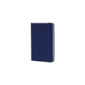 Variante Bleu foncé - Carnet personnalisable A6 en PU et papier FSC avec logo - Format poche