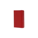 Variante Rouge - Carnet personnalisable A6 en PU et papier FSC avec logo - Format poche