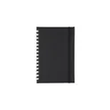 Variante noir - Carnet A6 personnalisable en rPET Ilias avec logo