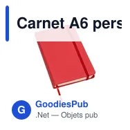 Carnet A6 personnalisable avec logo - Grant - Miniature 1