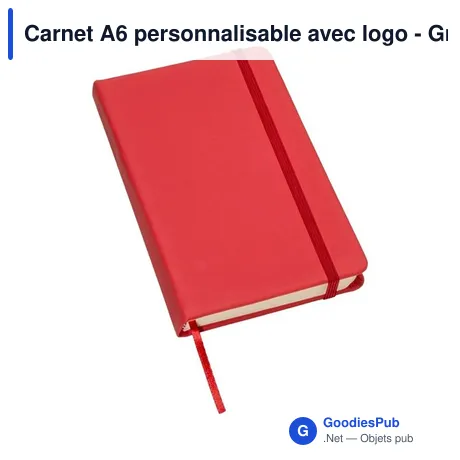 Carnet A6 personnalisable avec logo - Grant