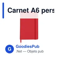 Carnet A6 personnalisable avec logo - Grant - Miniature 6