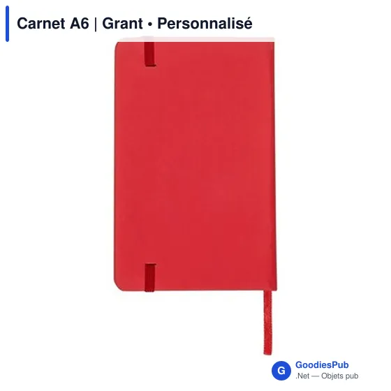 Carnet A6 personnalisable avec logo - Grant - Image 7