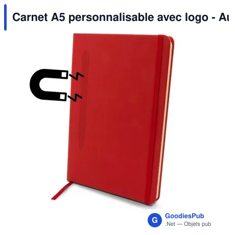 Carnet A5 personnalisable avec logo - Aurora