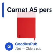 Carnet A5 personnalisable avec logo - Aurora - Miniature 11
