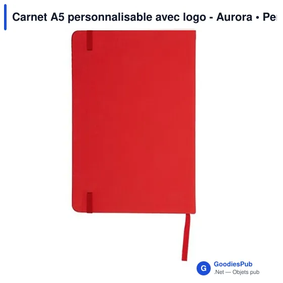 Carnet A5 personnalisable avec logo - Aurora - Image 11