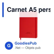 Carnet A5 personnalisable avec logo - Aurora - Miniature 12