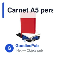 Carnet A5 personnalisable avec logo - Aurora - Miniature 4