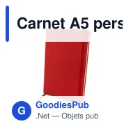 Carnet A5 personnalisable avec logo - Aurora - Miniature 7
