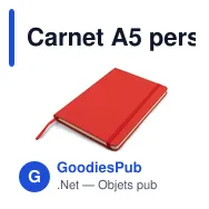Carnet A5 personnalisable avec logo - Aurora - Miniature 8