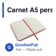 Carnet A5 personnalisable avec logo - Aurora - Miniature 9