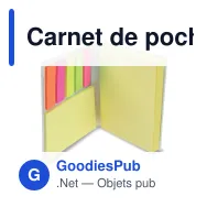 Carnet de poche personnalisable à couverture rigide avec logo - Mini - Miniature 2