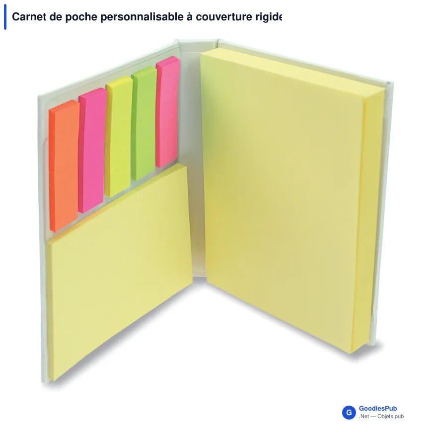 Carnet de poche personnalisable à couverture rigide avec logo - Mini - Image 2