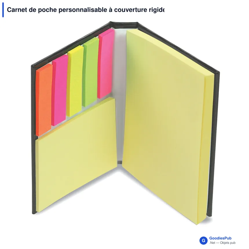 Carnet de poche personnalisable à couverture rigide avec logo - Mini - Image 3