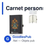 Carnet personnalisable A5 avec pochette en R-PET 600D avec logo - Ashira - Miniature 1