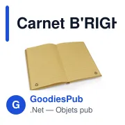 Carnet B'RIGHT A5 personnalisable avec logo - Hunt - Miniature 1