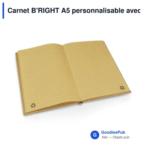 Carnet B'RIGHT A5 personnalisable avec logo - Hunt