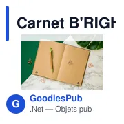 Carnet B'RIGHT A5 personnalisable avec logo - Hunt - Miniature 2