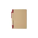 Variante rouge - Carnet contenant 80 feuillets lignés Cooper