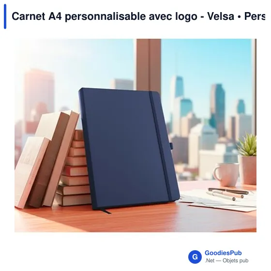 Carnet A4 personnalisable avec logo - Velsa - Image 2