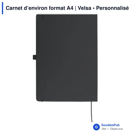 Carnet A4 personnalisable avec logo - Velsa - Image 11