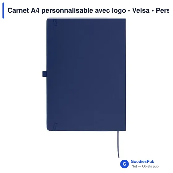 Carnet A4 personnalisable avec logo - Velsa - Image 4