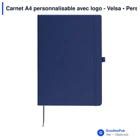 Carnet A4 personnalisable avec logo - Velsa - Image 5
