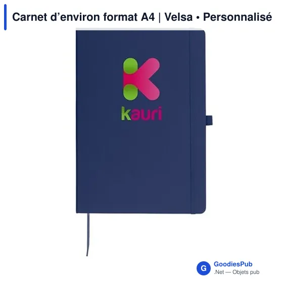 Carnet A4 personnalisable avec logo - Velsa - Image 7