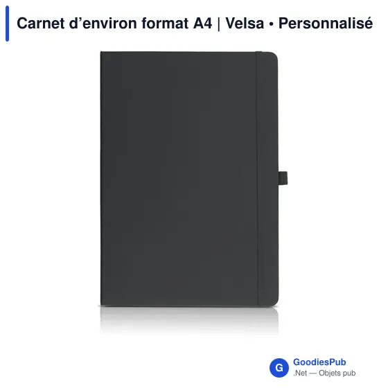 Carnet A4 personnalisable avec logo - Velsa - Image 8