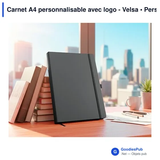Carnet A4 personnalisable avec logo - Velsa - Image 9