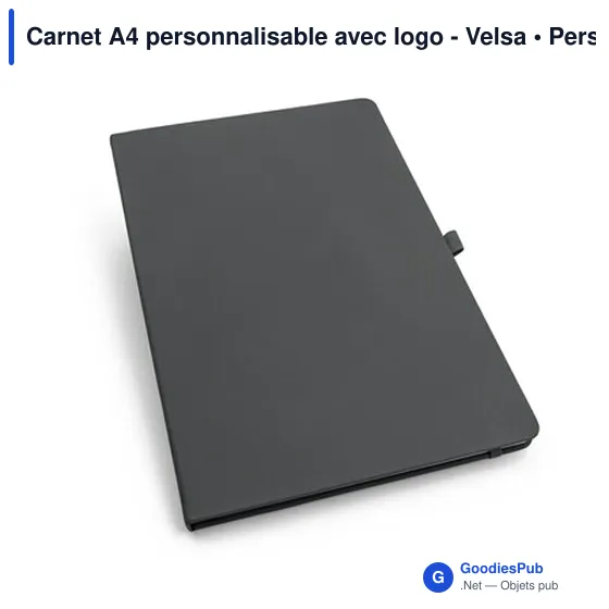 Carnet A4 personnalisable avec logo - Velsa - Image 10