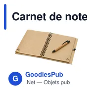 Carnet de notes en bambou Carmen - Miniature 3