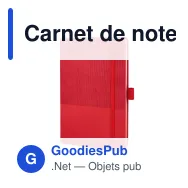 Carnet de notes personnalisable A5 en cuir thermo avec logo - Thermo - Miniature 2