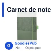 Carnet de notes personnalisable A5 en cuir thermo avec logo - Thermo - Miniature 4