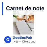Carnet de notes A5 personnalisable en coton recyclé avec logo | Tamytrice - Miniature 9