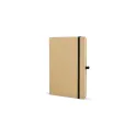 Variante Noir - Carnet de notes personnalisable A5 en papier kraft avec logo - Kraft 6 coloris