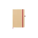 Variante rouge - Carnet A5 personnalisable en papier de roche avec logo - Cora