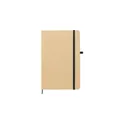 Variante noir - Carnet A5 personnalisable en papier de roche avec logo - Cora