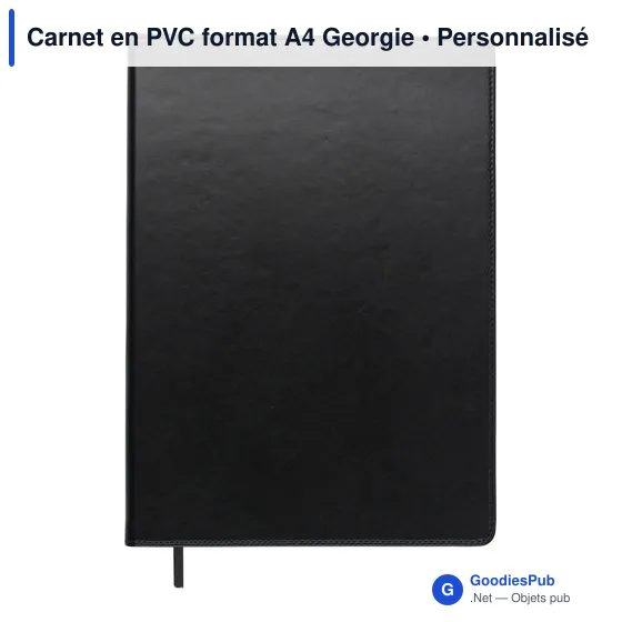 Carnet personnalisable A4 avec logo pour entreprises - Image 1
