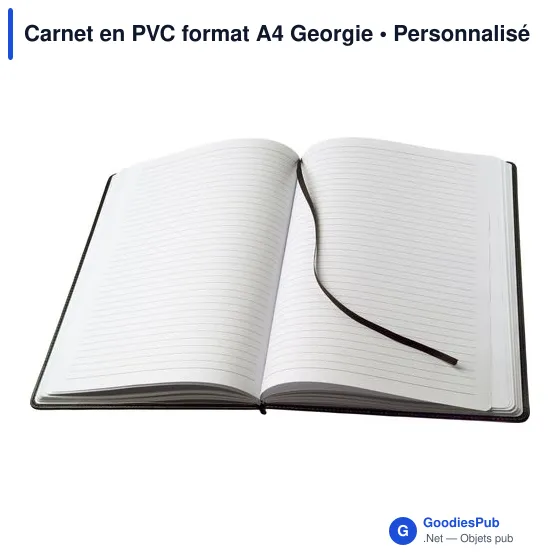Carnet personnalisable A4 avec logo pour entreprises - Image 5