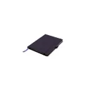 Variante Gris - Carnet A5 personnalisable en R-PET et papier recyclé avec logo - RPET