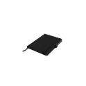 Variante Noir - Carnet A5 personnalisable en R-PET et papier recyclé avec logo - RPET