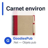 Carnet environ A5 avec stylo bille | Salvatore - Miniature 9