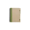 Variante vert clair - Carnet environ A5 avec stylo bille | Salvatore