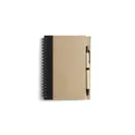 Variante noir - Carnet environ A5 avec stylo bille | Salvatore