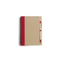 Variante rouge - Carnet environ A5 avec stylo bille | Salvatore