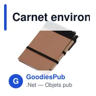 Carnet environ A6 avec stylo bille | Chapman - Miniature 1