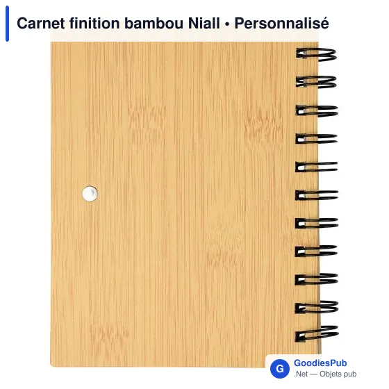 Stylo personnalisable avec logo pour entreprise - Carnet Niall - Image 5
